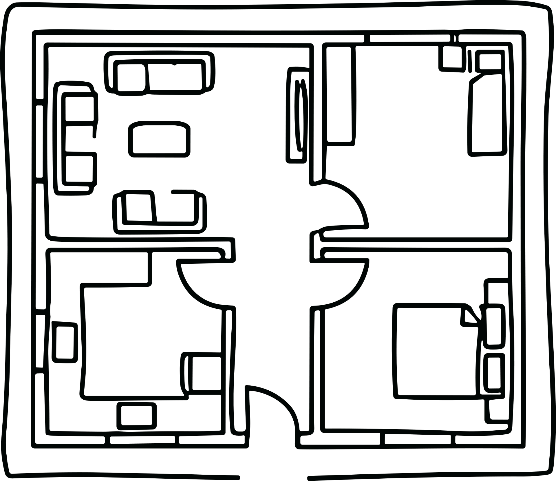 Floor plan of dedede